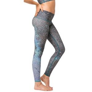 Teeki Medium Mermaid Fairy Queen Teal Hot Pant Stars Moons Galaxy Leggings